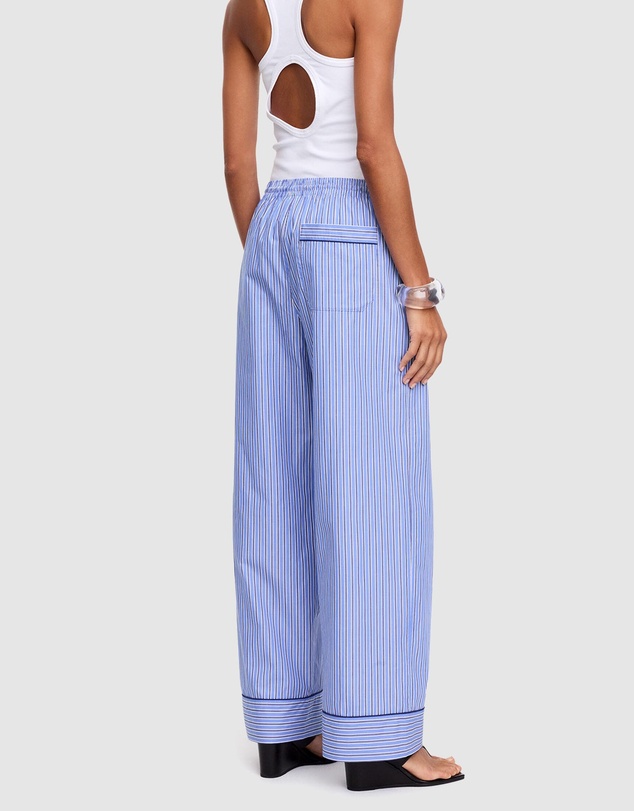 ARKET - Striped Cotton Trousers