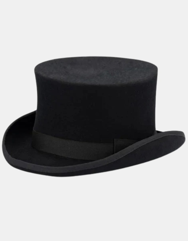 City Hatters - Avenel Short Coachman Top Hat