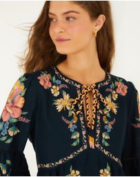 Farm Rio - Maira Floral Mini Dress
