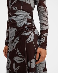 Forever New - Shelley Gathered Jersey Midi Dress