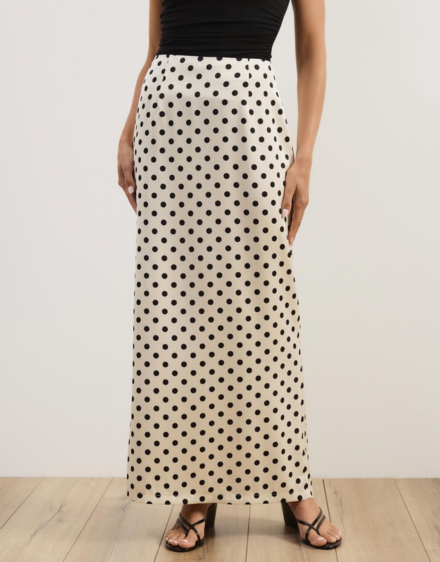Atmos&Here - Lowen Satin Maxi Skirt