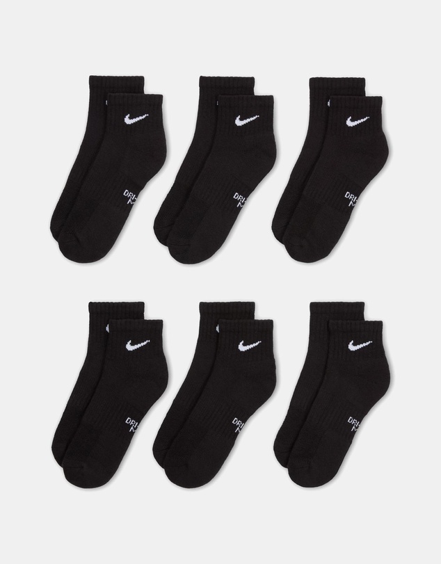 Nike - 6-Pack Cushioned Ankle Socks - Teens