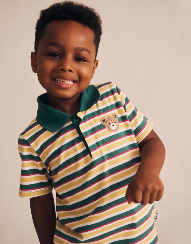 Huxbaby - Hux Stripe Polo Tee - Babies-Kids