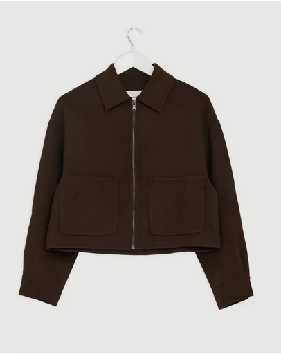 Revibe - Repaired Assembly Label Dallas Wool Jacket - AU 6