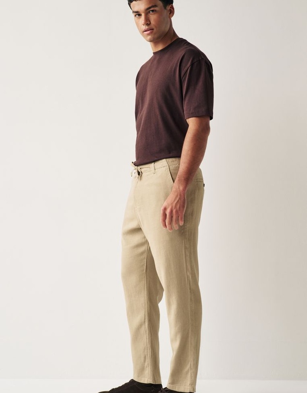 NEXT - Linen Blend Drawstring Trousers