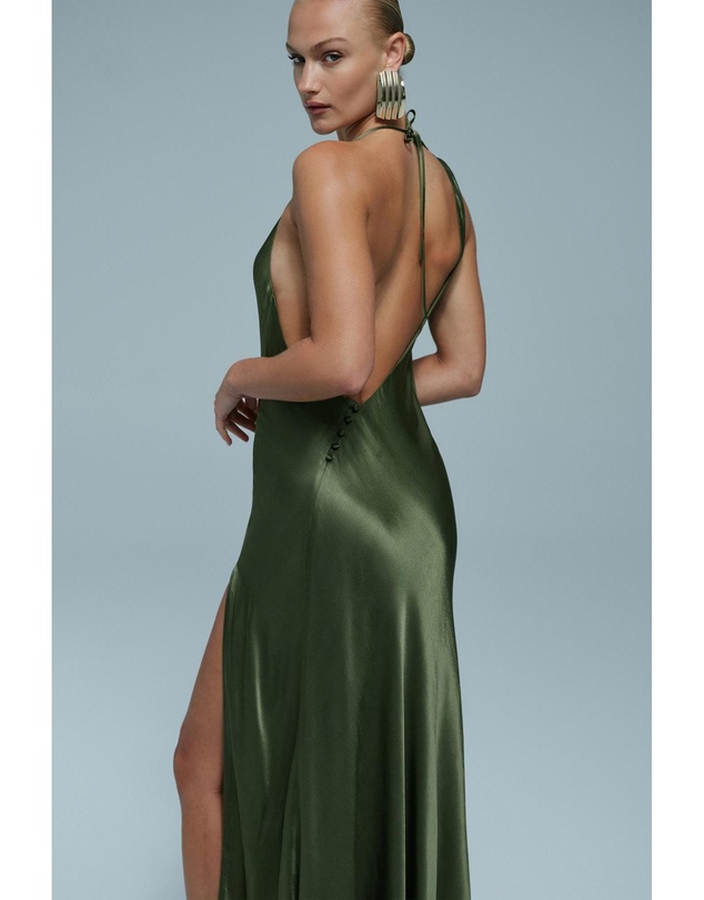 Bardot - Anastasia Satin Maxi Dress