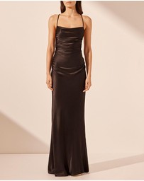 Shona Joy - La Lune Lace Back Maxi Dress