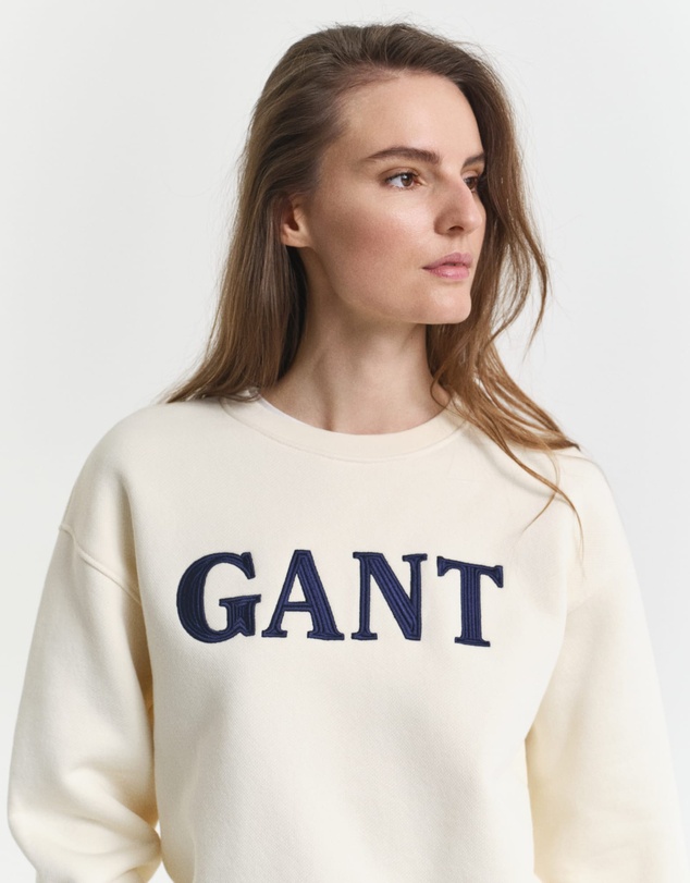 Gant - Graphic Crew Neck Sweatshirt