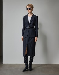 IDA+S - Reva Wool Midi Suit Skirt