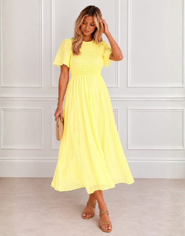 Esther & Co - Iolana Dress - Sunshine
