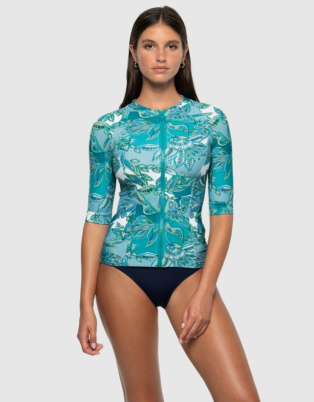 Nip Tuck Swim - Fiorenza Yvonne Full Zip Sun Safe Top