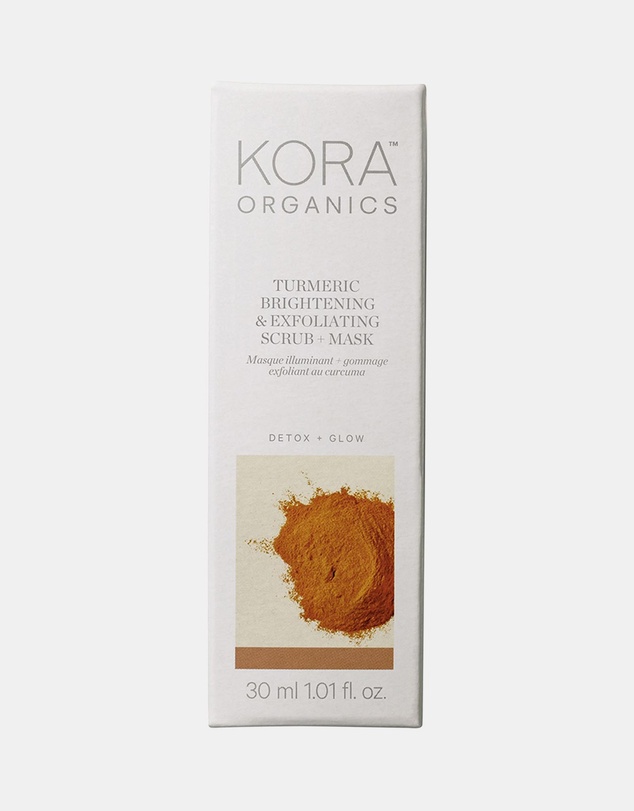 KORA Organics - Turmeric Brightening & Exfoliating Scrub + Mask 30mL