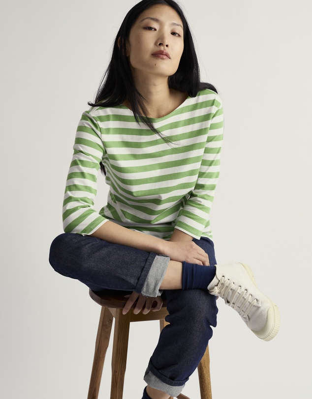 Seasalt - Seasalt Cornwall Green Sailor Top
