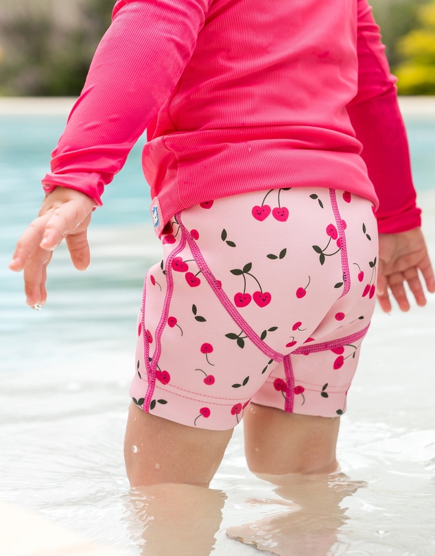 Splash About - Splash Jammer Reusable Swim Nappy & Liners Bundle - Cherry Baby
