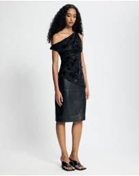 Lover - Brooke Burnout Asymmetrical Top