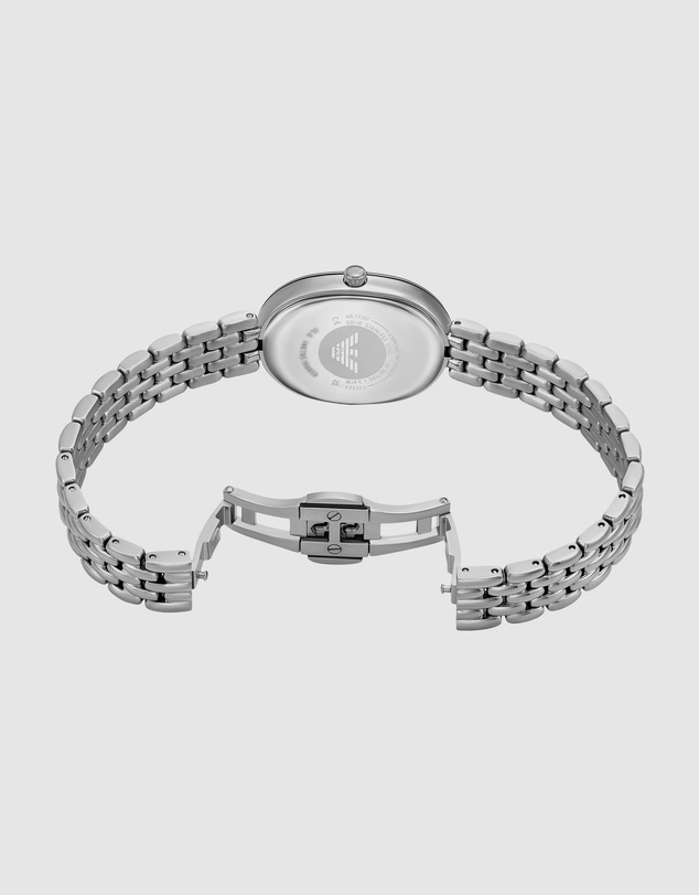 Emporio Armani - Silver Tone Analogue Watch