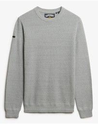 Superdry - Light Weight Cotton Texture Jumper