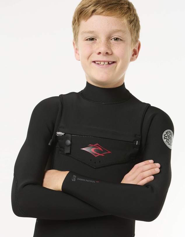Rip Curl - Kids Dawn Patrol 4/3 Chest Zip Steamer