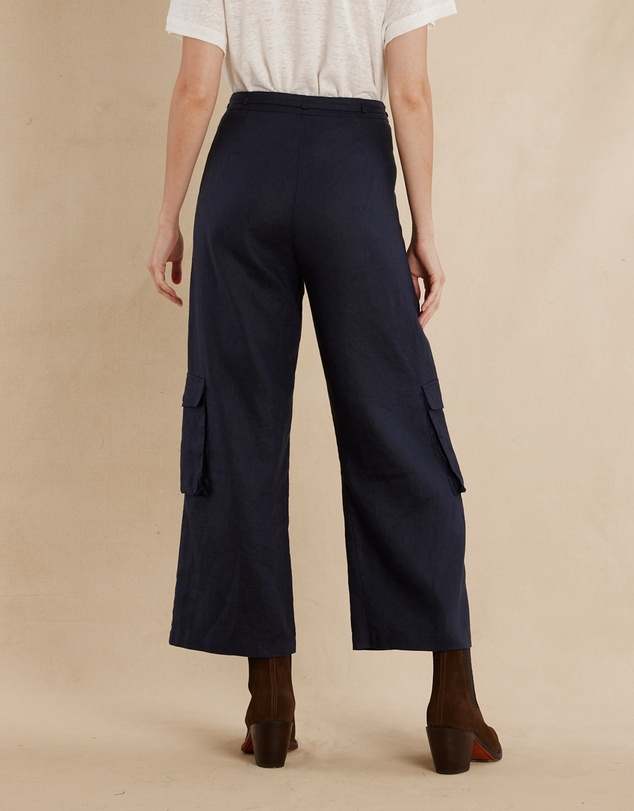 Amelius - Ciel Linen Cargo Pant