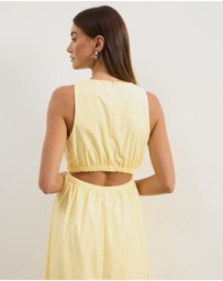 Atmos&Here - Isobel Cotton Poplin Midi Dress