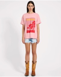 ONE TEASPOON - Caribbean Boyfriend Tee - Pink