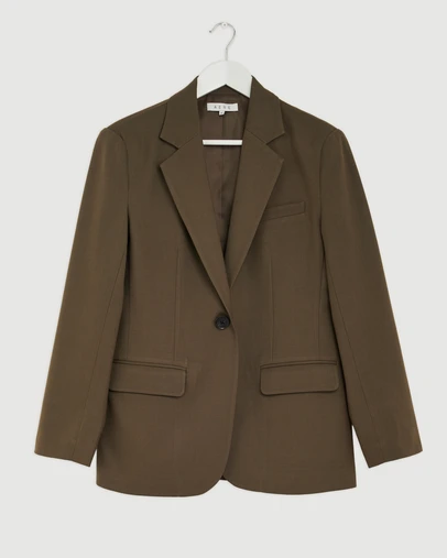 Revibe - Repaired AERE Alda Oversized Tailoring Blazer - Brand Sizing-8