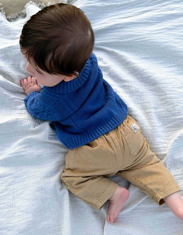 Purebaby - Lined Corduroy Pants -Kids-Babies