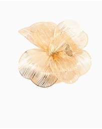 Lovisa - Gold Plated Laser Cut Full Flower Earrings