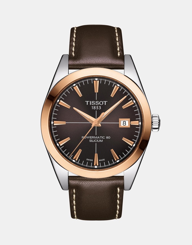 Tissot - Gentleman Automatic Silicium 18K Gold Bezel