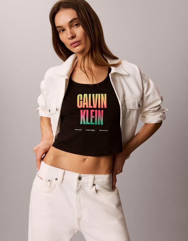 Calvin Klein Jeans - Pride Slim Scoopneck Tee