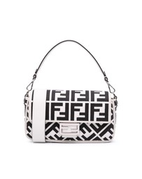 Pre-Loved by Azura Reborn - Pre-Loved Zucca Embroidered Canvas Baguette Satchel