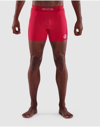 SKINS - SKINS Compression Men's Series-1 Running/Football/Gym Short Red