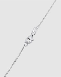 Elli Jewelry - Necklace Pendant Crescent Moon Star Astro in 925 Sterling Silver