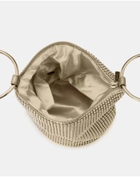 Olga Berg - Bianca Ball Mesh Handle Bag