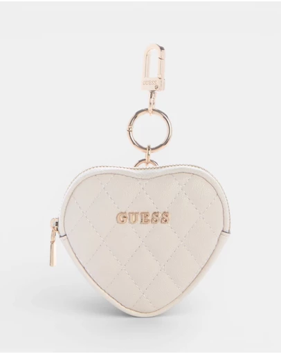 GUESS - Heart Pouch Keychain
