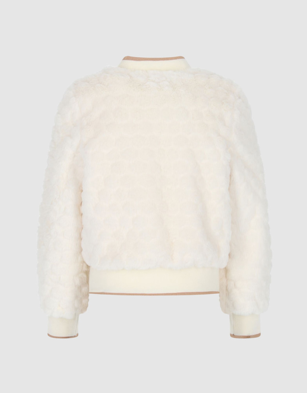 NONO - Doris Faux Fur Bomber Jacket - Kids-Teens