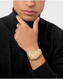 Philipp Plein - DATE SUPERLATIVE 34mm Gold-Tone Analogue
