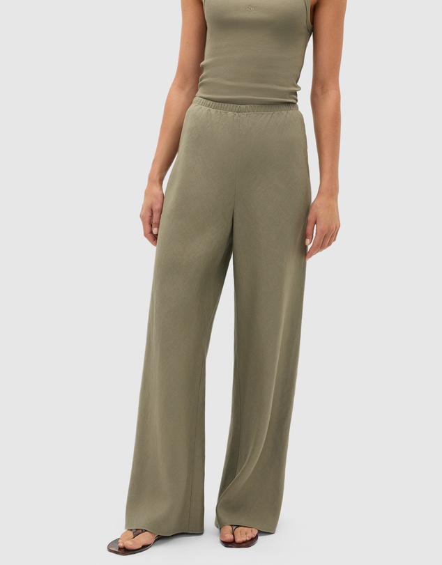 Seed Heritage - Core Linen Easy Wide Leg Pant