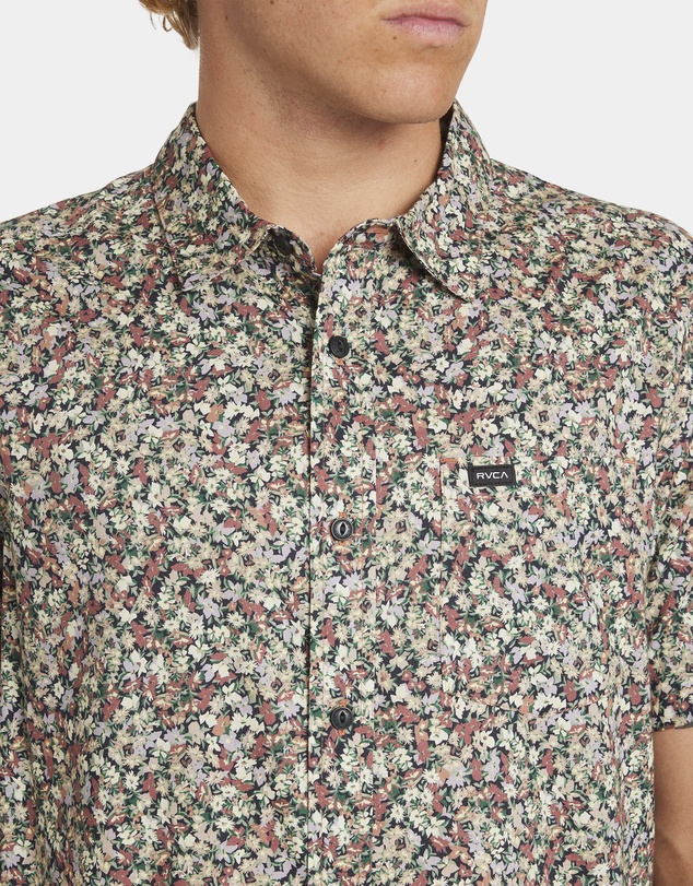 RVCA - Mens Heavy Bloom Short Sleeve Shirt