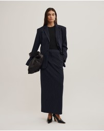 Witchery - Maxi Pinstripe Skirt