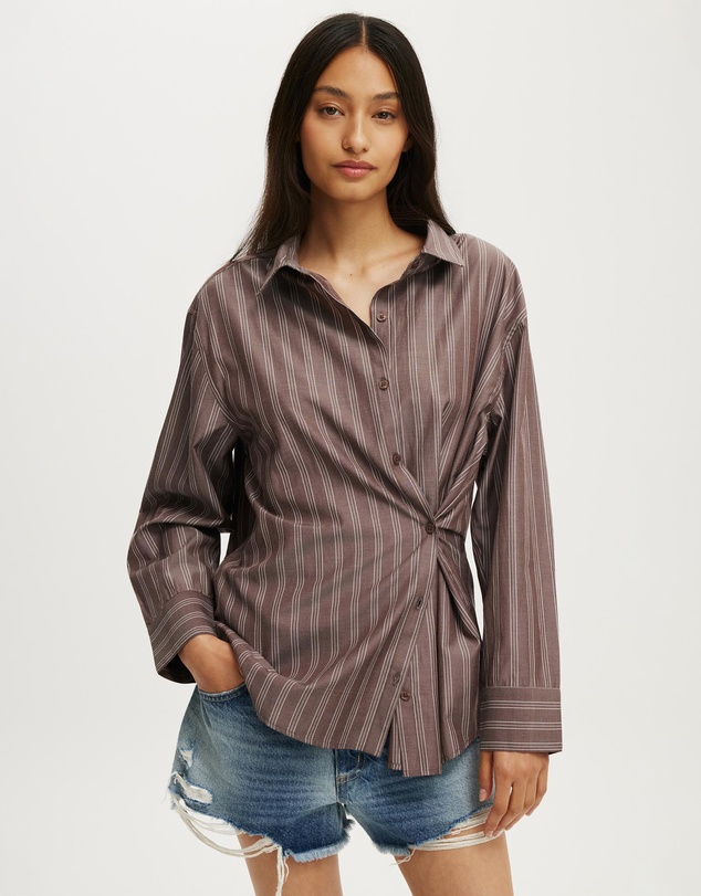 Cotton On - Ella Wrap Longsleeve Shirt