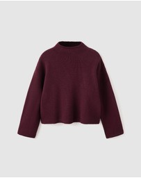 M.N.G - Knitted Sweater With Perkins Neck