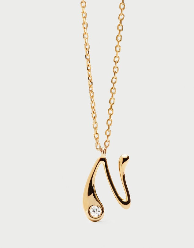 PDPAOLA - Initial 2026 N Pendant Necklace