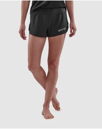 SKINS - SKINS Women's Series-3 Running/Gym Run Shorts Activewear Black