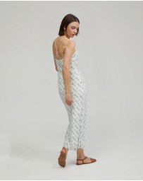 Oxford - Monica Printed Slip Dress