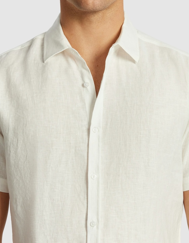 yd. - Lewis Pure Linen Shirt