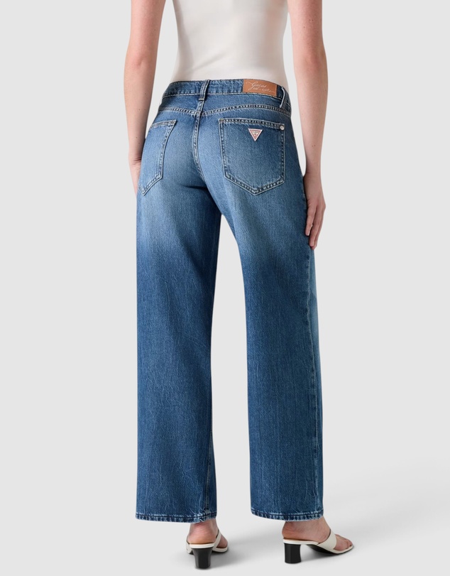 GUESS - Low-Rise Straight Baggy Jeans