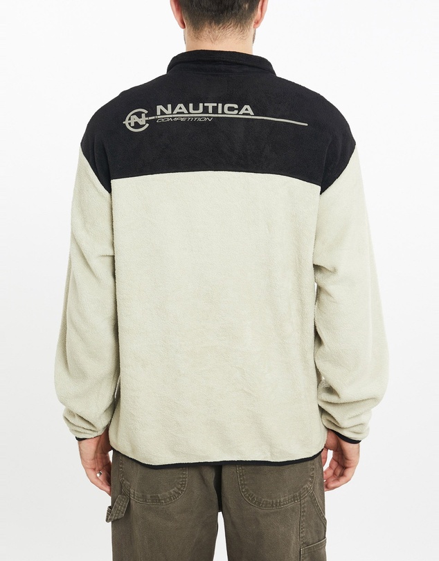 Vintage by The Real Deal - Pre Loved - Vintage 90s Nautica Competition Quarter Zip Fleece Sweatshirt