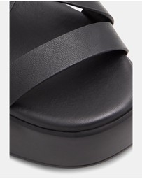 Call It Spring - Raia Ankle Strap Wedge Sandals