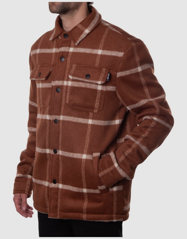 Fallen Footwear - Mens Lamb Jacket Brown